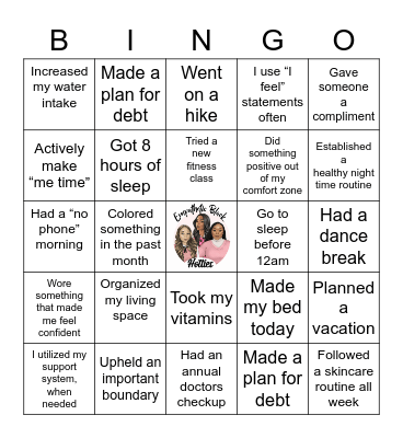 Empath Bingo Card