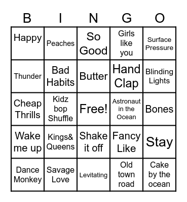 HARPER'S BIRTHDAY Bingo Card