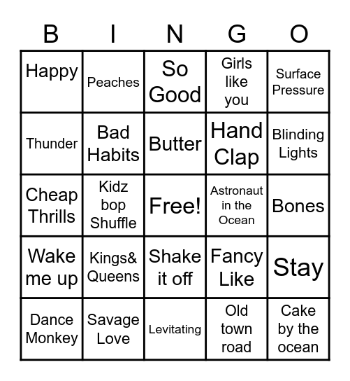 HARPER'S BIRTHDAY Bingo Card