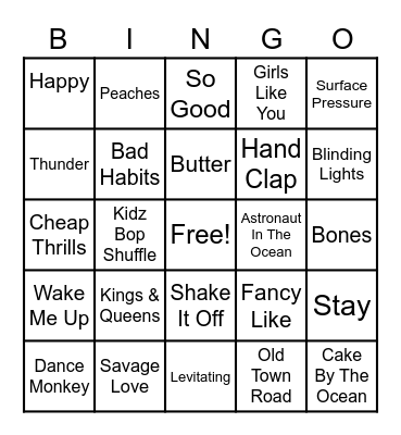 HARPER'S BIRTHDAY Bingo Card