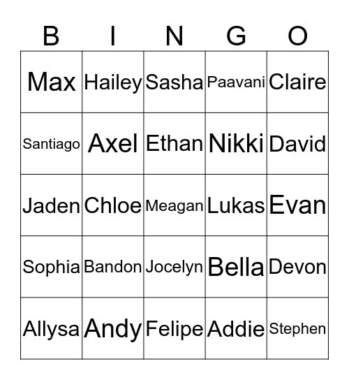 Happy Valentine's Day! Bingo Card