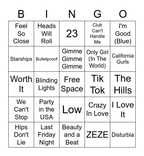 ESC Party/Pit Night Bingo Card