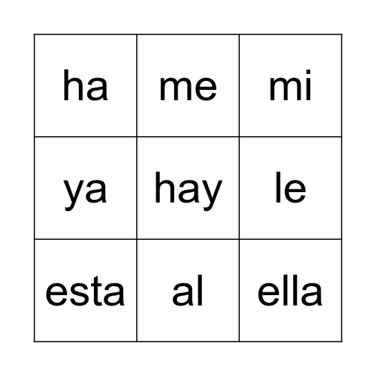 azul Bingo Card