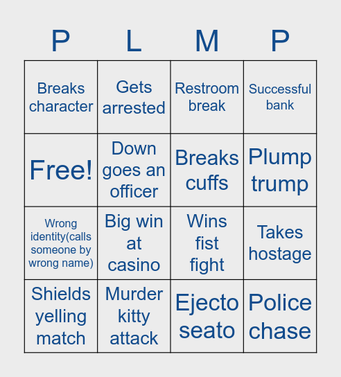 PlumP’s RP Bingo Card