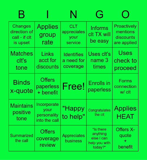 Nadiya Bingo Card