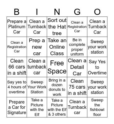 HOLIDAY BINGO Card