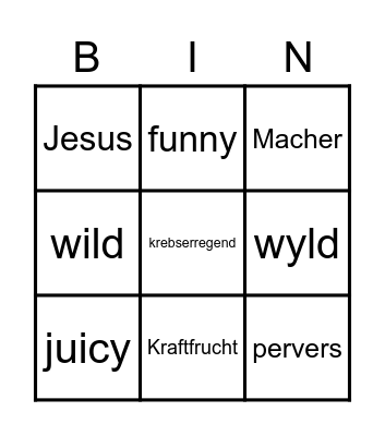 Ottis Bingo #1 Bingo Card