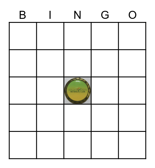 Golden Grove Netball Club Bingo Card