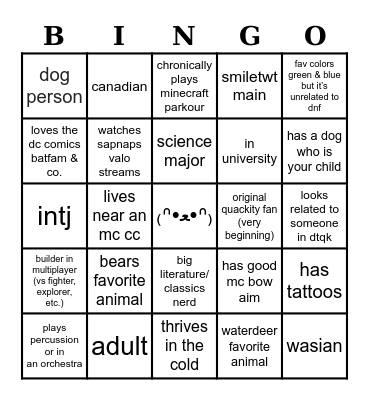 𝐅𝐫𝐞𝐝𝐧𝐞𝐭𝐰𝐨𝐫𝐤_ 𝐁𝐢𝐧𝐠𝐨 Bingo Card