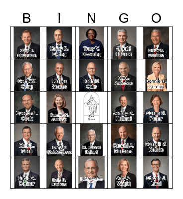 Who's Who at General Conference Bingo Card
