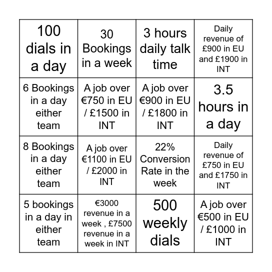 EU/INT Bingo Card