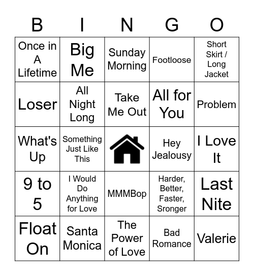 Bingo #4 Bingo Card