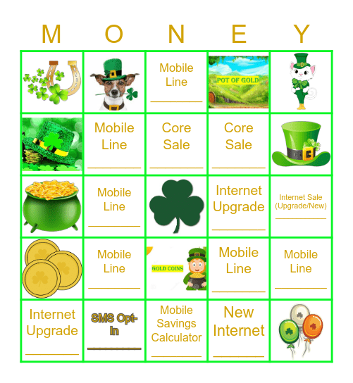 Going for the GOLD!! Bingo Card