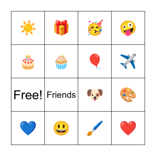 Happy Birthday Elliott! Bingo Card