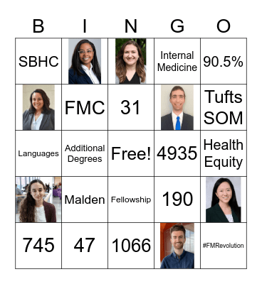 Match Day 2023 Bingo Card