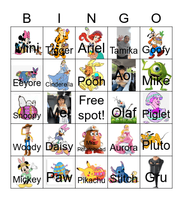 Easter Bingo Card