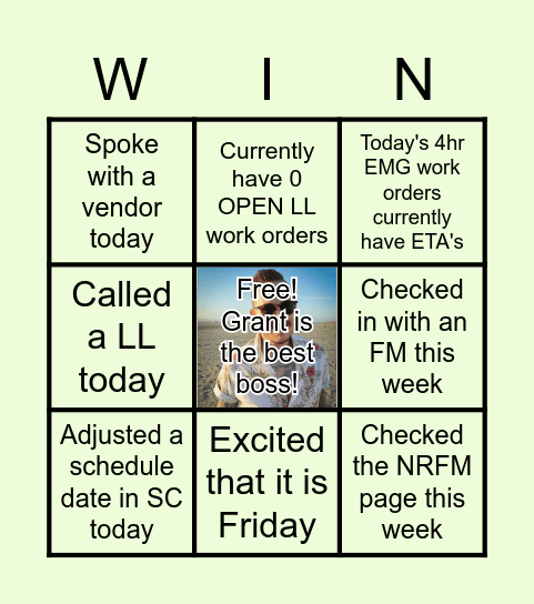 FC Bingo Board Bingo Card