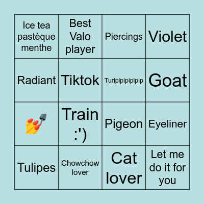 Bingo de Margo Bingo Card