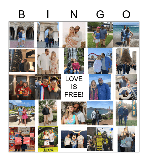 Where in the World are Gabby and Kelvin? Bingo Card