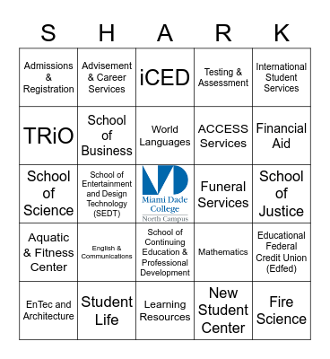 MDC North Campus Spring 2023 Bingo Card