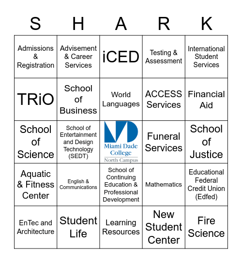 MDC North Campus Spring 2023 Bingo Card