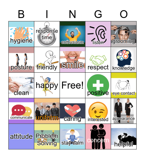 Customer Service Bingo Card