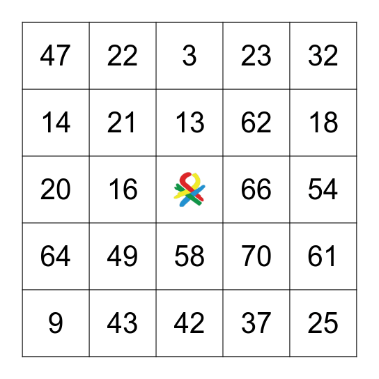 Sales Awarding Night Bingo Card
