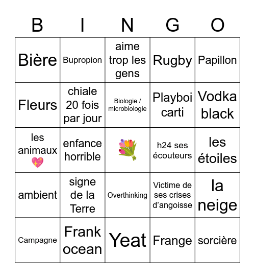 Bingo de lele Bingo Card