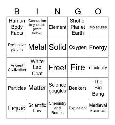 Documentary Bingo Card