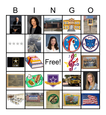 Colin Powell Bingo Board Bingo Card