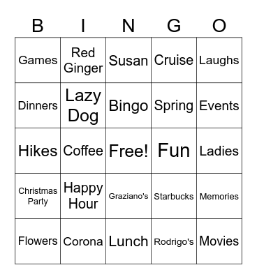 LSGOC BINGO Card