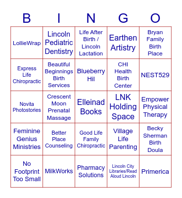 Babe Lincoln Bingo Card