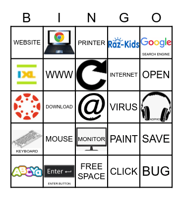 Technology BINGO Card