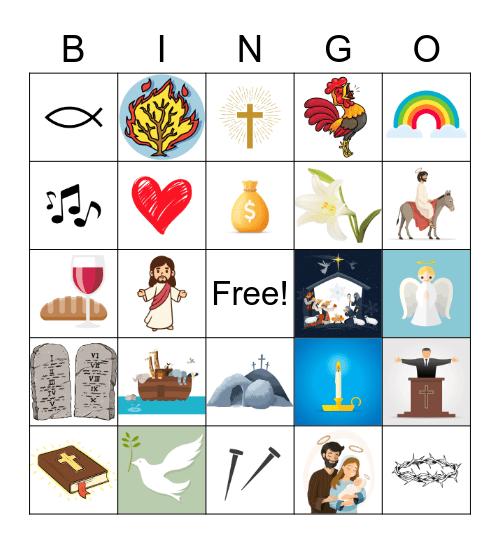 Jesus Love's Me Bingo Card