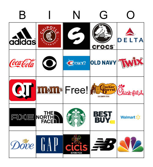 LOGO BINGO! Bingo Card