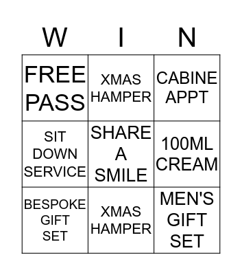 LA MER BINGO! Bingo Card