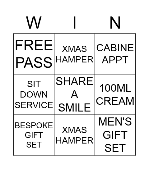 LA MER BINGO! Bingo Card