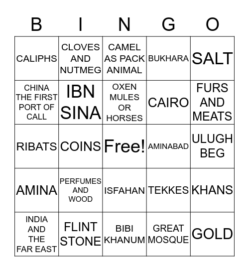 EXPLORING AND DISCOVERING PG 22-29 AND30 -37 Bingo Card