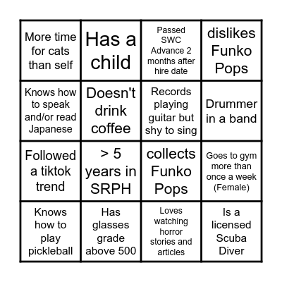 Samsung Wallet Bingo Card