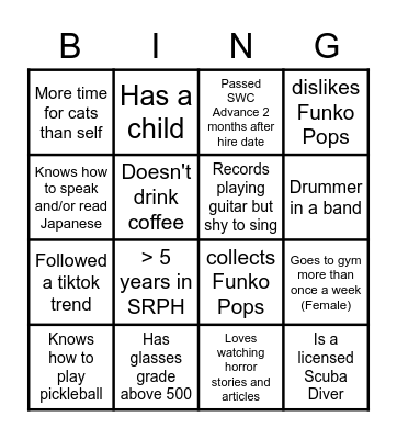 Samsung Wallet Bingo Card