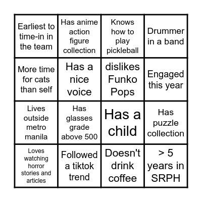 Samsung Wallet Bingo Card