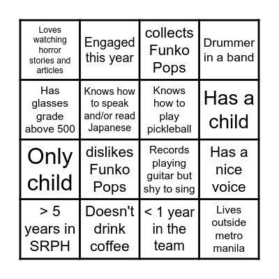 Samsung Wallet Bingo Card