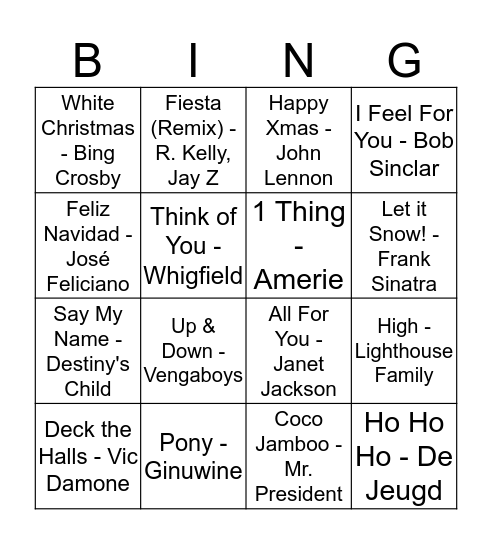 Discobingo Card