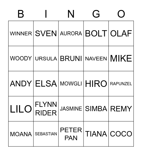 vote jiwoong Bingo Card