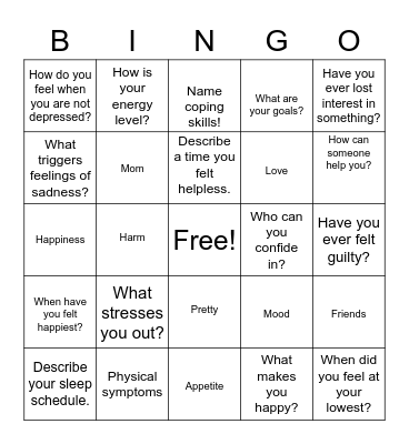 Bingo Card Bingo Card