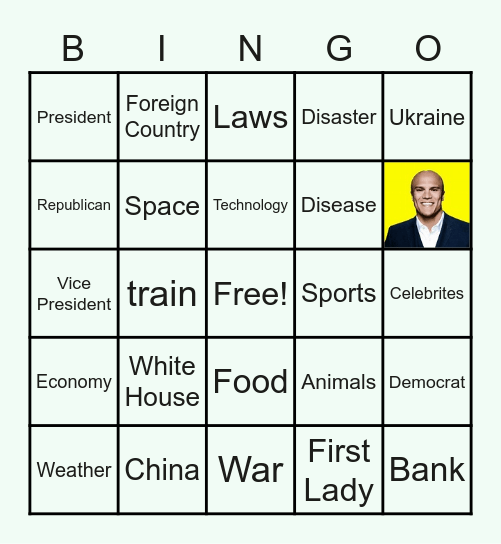 CNN 10 Bingo Card