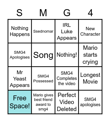 Its Gotta Be perfect Bingo Card
