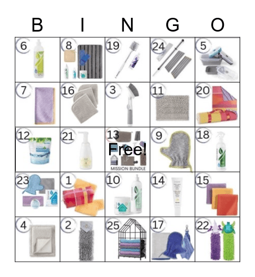 NORWEX BINGO Card