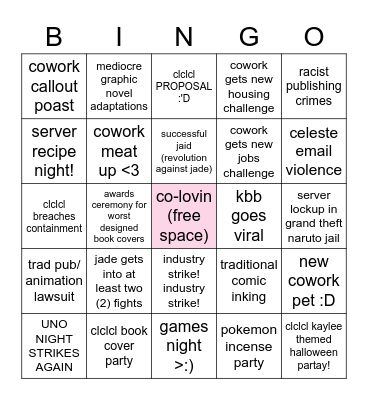 clclcl bingo! Bingo Card