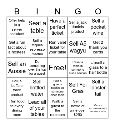 Halls Server Bingo! Bingo Card